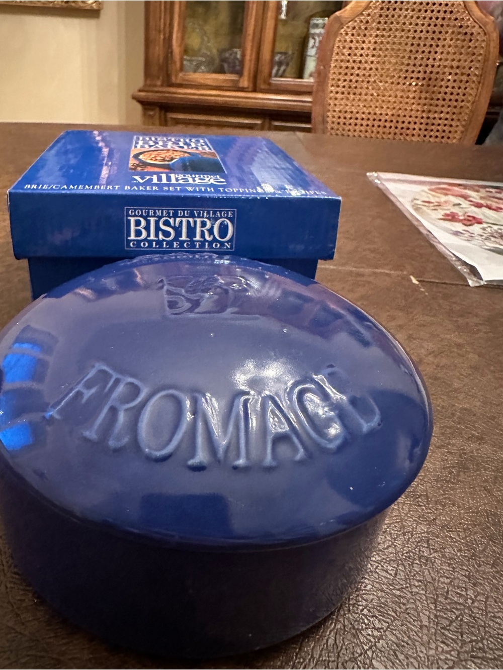 Blue Brie Ceramic Baker